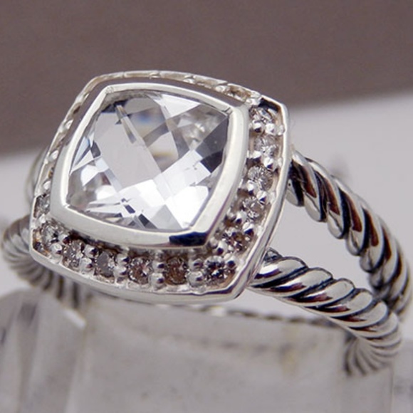 David Yurman Jewelry - David Yurman White Topaz Albion Ring 925